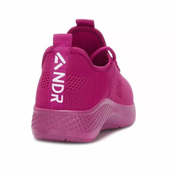 NEW ANDREA women's casual athletic sneakers in pink - Picture 4 of 4